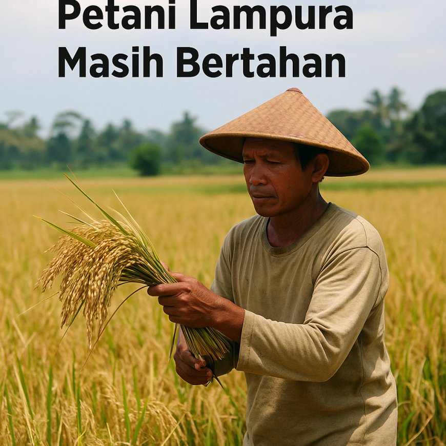 Harga Gabah Rp6.500: Petani Lampura Masih Bertahan