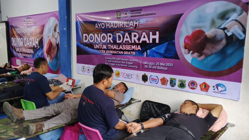 P2DS Lampung Gelar Donor Darah Bertema Thalassemia, CFD Jadi Ajang Solidaritas Meriah