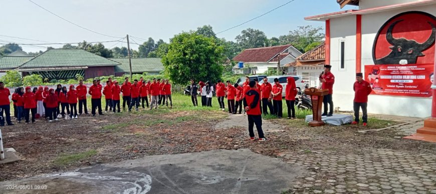 DPC PDIP Lampung Utara Gelar Upacara Hari Lahir Pancasila dan Bulan Bung Karno