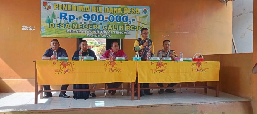 23 KPM Desa Negeri Galih Rejo Lampung Utara Terima BLT Rp900 Ribu untuk April–Juni 2025