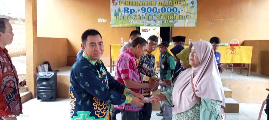 23 KPM Desa Negeri Galih Rejo Lampung Utara Terima BLT Rp900 Ribu untuk April–Juni 2025