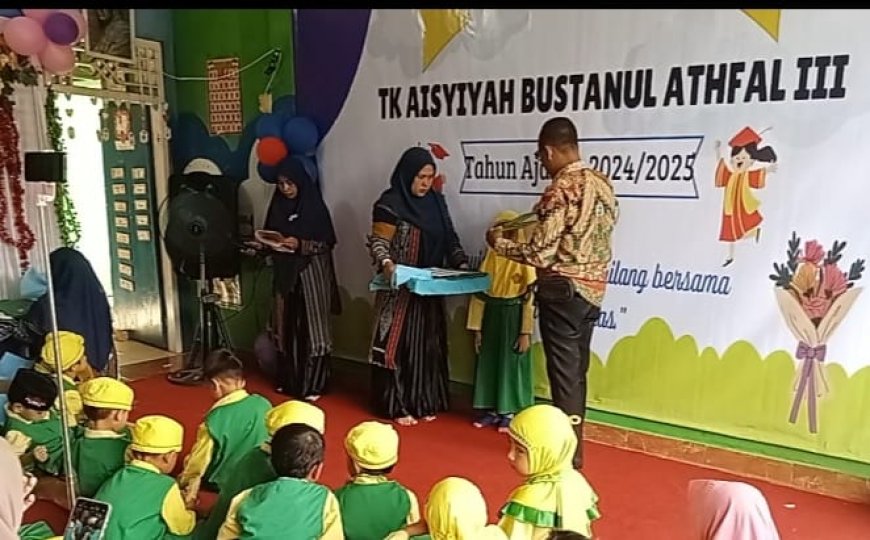 Pelepasan Peserta Didik TK ABA III Kembang Tanjung Tahun Ajaran 2024/2025