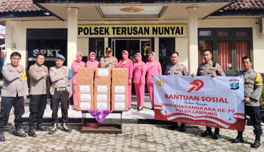 Polri untuk Masyarakat: Polres Lampung Tengah Gelar Bakti Sosial Serentak Jelang Hari Bhayangkara ke-79