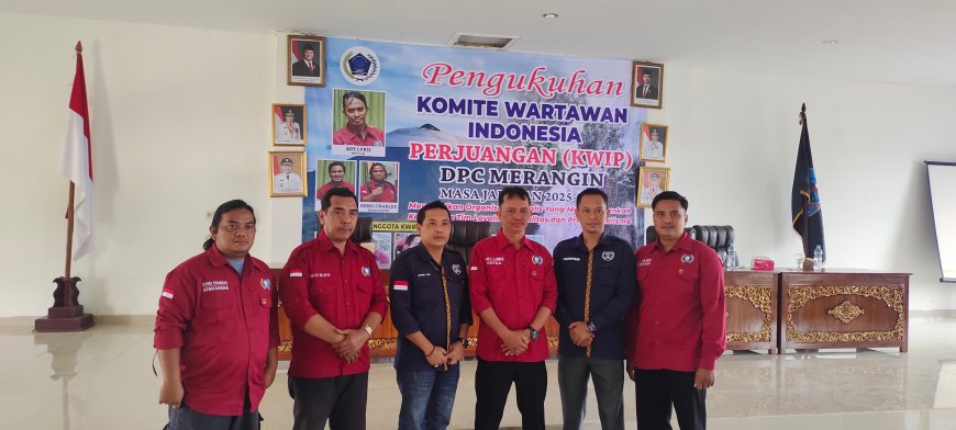 DPC KWIP Merangin Resmi Dikukuhkan, Komitmen Kawal Jurnalisme Profesional di Daerah