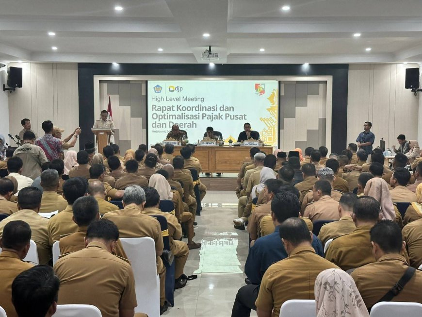 Bupati Lampung Utara Pimpin Rapat Koordinasi Optimalisasi Pajak Pusat dan Daerah