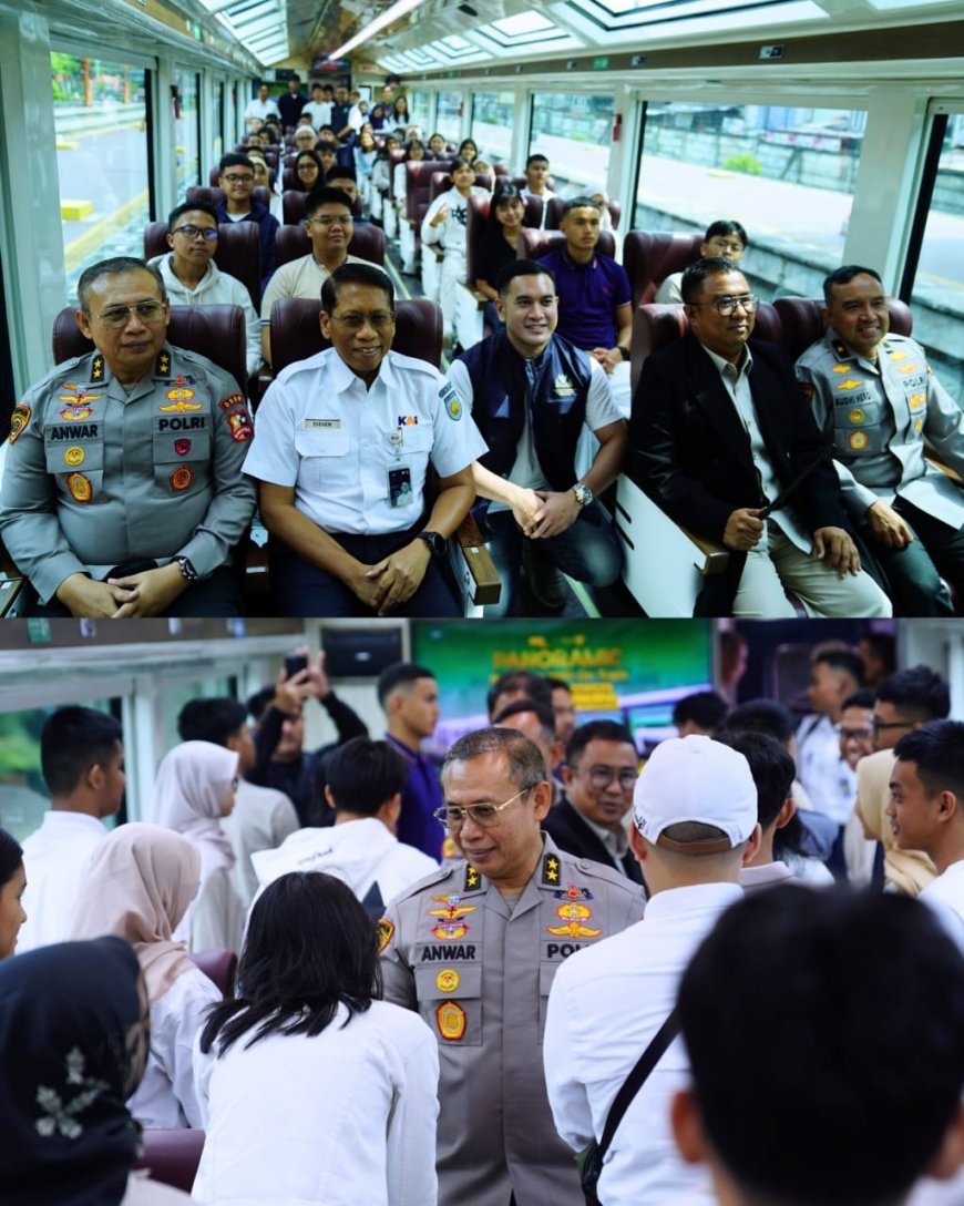POLRI dan YPKTB Berangkatkan Generasi Emas Lewat “Kereta Kader Bangsa” Menuju Indonesia 2045